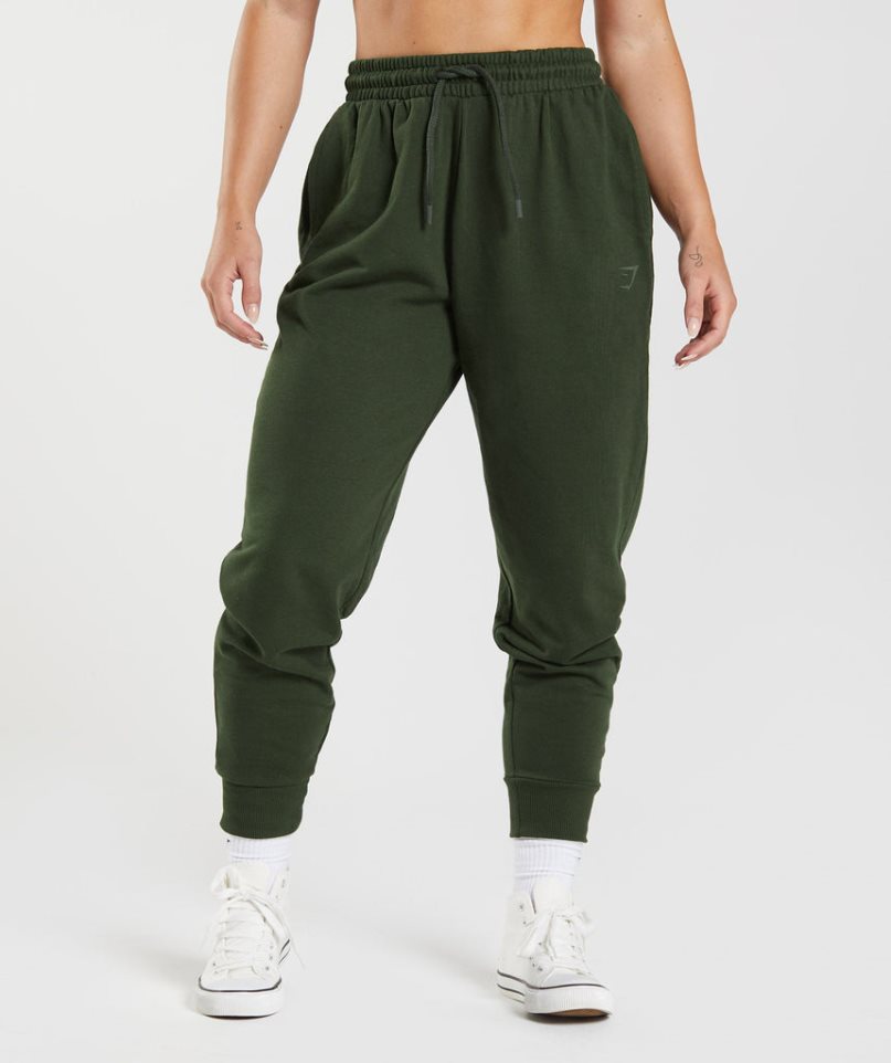 Women\'s Gymshark GS Power Jogger Olive | CA 5A8ND1